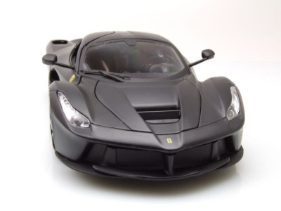 Ferrari LaFerrari 2014 matt schwarz Modellauto 1:18 Bburago