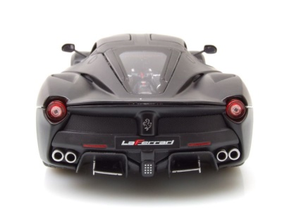 Ferrari LaFerrari 2014 matt schwarz Modellauto 1:18 Bburago