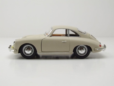 Porsche 356 B Coupe 1961 creme Modellauto 1:24 Bburago