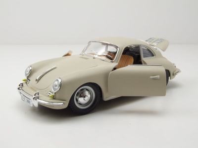 Porsche 356 B Coupe 1961 creme Modellauto 1:24 Bburago