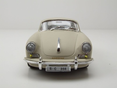 Porsche 356 B Coupe 1961 creme Modellauto 1:24 Bburago
