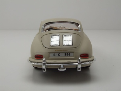 Porsche 356 B Coupe 1961 creme Modellauto 1:24 Bburago