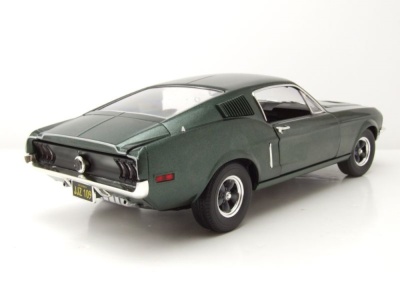 Ford Mustang GT Fastback 1968 grün Bullitt Steve McQueen Modellauto 1:18 Greenlight Collectibles