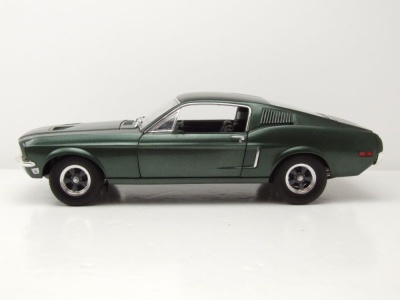 Ford Mustang GT Fastback 1968 grün Bullitt Steve McQueen Modellauto 1:18 Greenlight Collectibles
