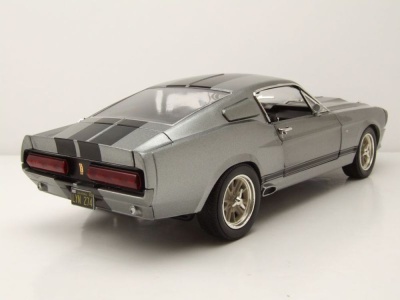 Ford Shelby Mustang GT 500 Eleanor 1967 silbergrau Modellauto 1:18 Greenlight Collectibles