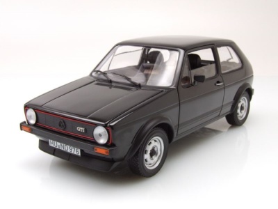 VW Golf 1 GTI 1976 schwarz Modellauto 1:18 Norev
