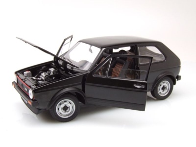 VW Golf 1 GTI 1976 schwarz Modellauto 1:18 Norev