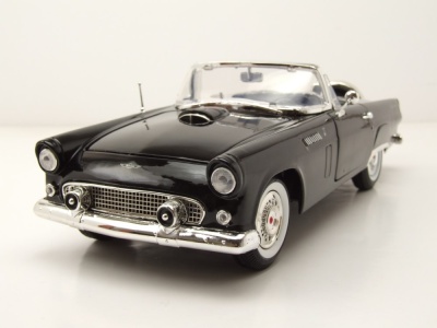 Ford Thunderbird Convertible 1956 schwarz Modellauto 1:18...