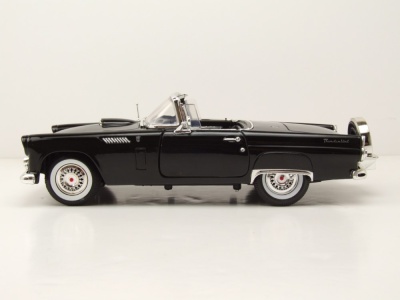 Ford Thunderbird Convertible 1956 schwarz Modellauto 1:18 Motormax