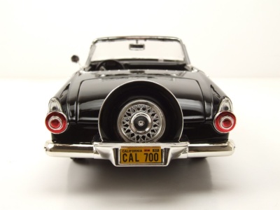 Ford Thunderbird Convertible 1956 schwarz Modellauto 1:18 Motormax