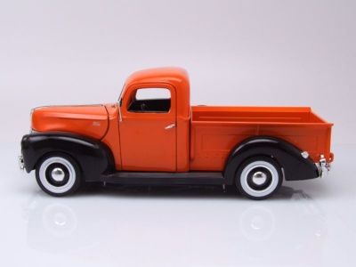 Ford Pick Up 1940 orange schwarz Modellauto 1:18 Motormax