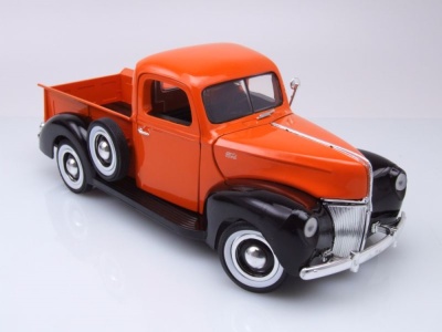 Ford Pick Up 1940 orange schwarz Modellauto 1:18 Motormax