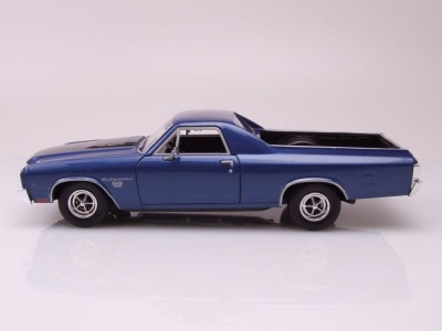 Chevrolet El Camino SS 396 Pick Up 1970 blau metallic Modellauto 1:24 Motormax