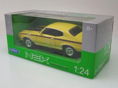 Buick GSX 1970 gelb Modellauto 1:24 Welly