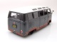 VW T1 Samba Bus grau metallic silber mit Flammen Modellauto 1:25 1:24 Maisto