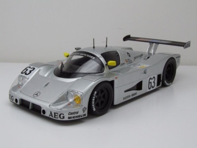 Sauber Mercedes C9 #63 Sieger 24h Le Mans 1989 silber...