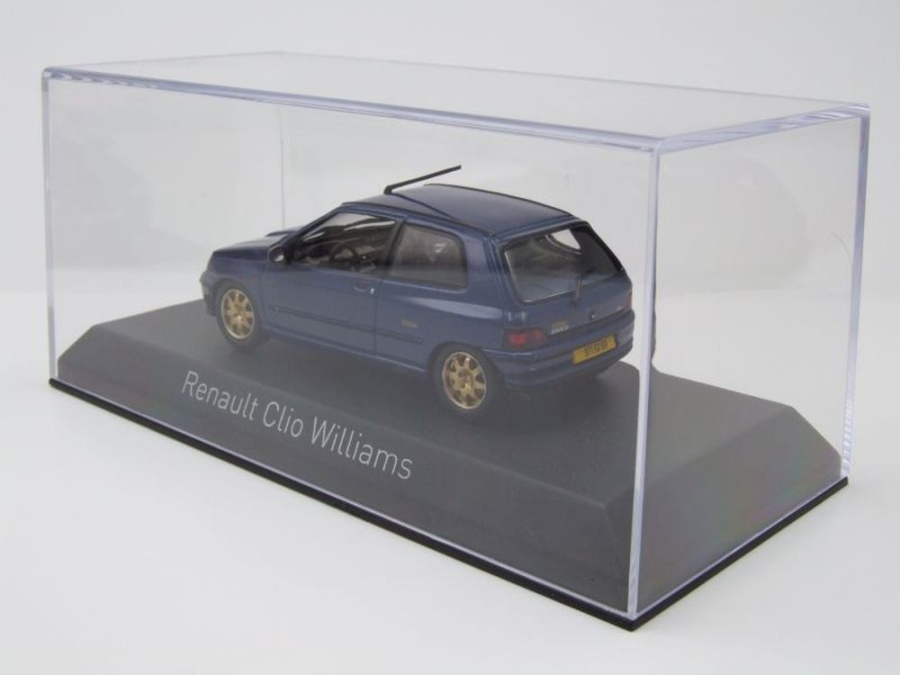 Modellauto Renault Clio Williams 1996 blau metallic 1:43
