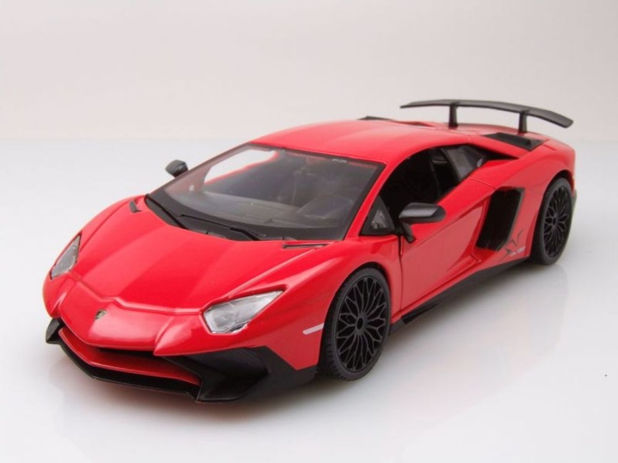 Modellauto Lamborghini Aventador LP750-4 SV rot 1:24 Bburago bei