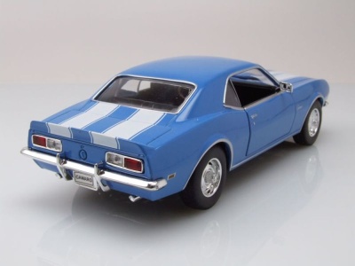 Chevrolet Camaro Z28 1968 blau Modellauto 1:24 Welly