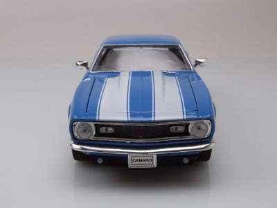 Chevrolet Camaro Z28 1968 blau Modellauto 1:24 Welly