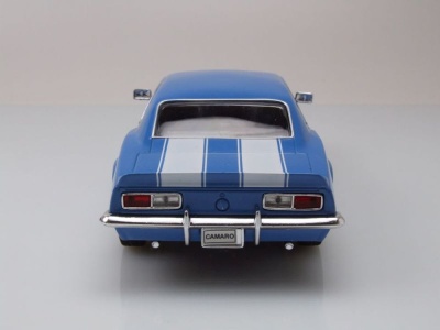 Chevrolet Camaro Z28 1968 blau Modellauto 1:24 Welly
