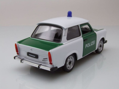 Trabant 601 Polizei grün weiß Modellauto 1:24...