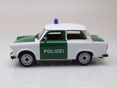 Trabant 601 Polizei grün weiß Modellauto 1:24 Welly