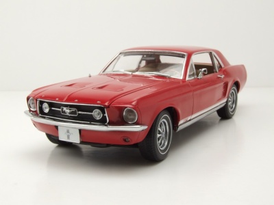 Ford Mustang GT Coupe 1967 rot Modellauto 1:18 Greenlight...