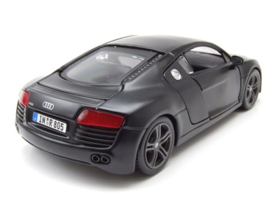 Audi R8 matt schwarz Modellauto 1:24 Maisto