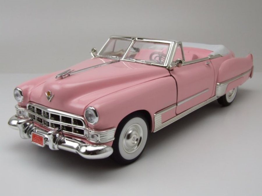 Cadillac Coupe De Ville Convertible 1949 rosa Modellauto 1:18 Lucky Die Cast