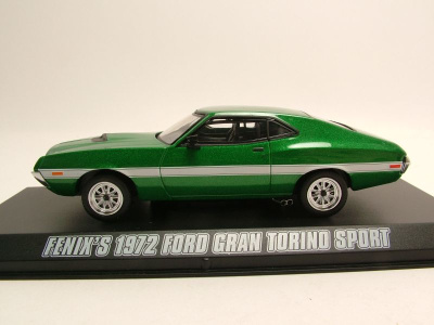 Ford Gran Torino Sport 1972 grün metallic Fast & Furious Modellauto 1:43 Greenlight Collectibles