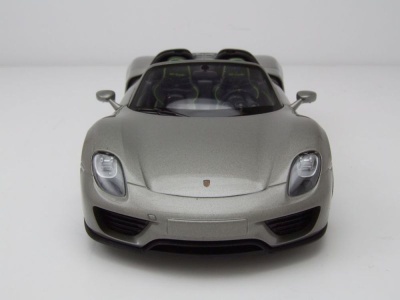 Porsche 918 Spyder Cabrio 2012 grau Modellauto 1:24 Welly