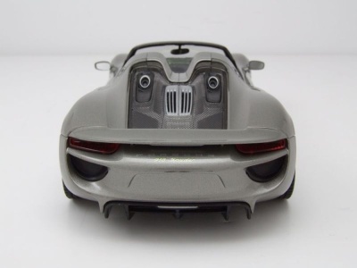 Porsche 918 Spyder Cabrio 2012 grau Modellauto 1:24 Welly