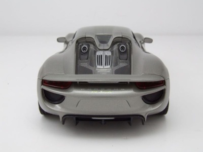 Porsche 918 Spyder Hardtop 2012 grau Modellauto 1:24 Welly