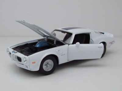 Pontiac Firebird Trans Am 1972 weiß Modellauto 1:24 Welly
