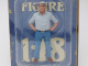 Figur 1970er Jahre 5 Mann blaue Hose hellblaues Hemd für 1:18 Modelle American Diorama