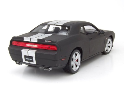 Dodge Challenger SRT 2012 matt schwarz Modellauto 1:24 Welly