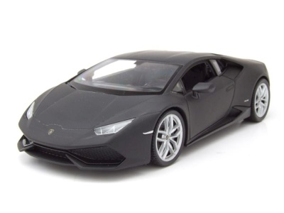 Lamborghini Huracan LP610-4 2015 matt schwarz Modellauto 1:24 Welly