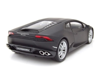 Lamborghini Huracan LP610-4 2015 matt schwarz Modellauto 1:24 Welly