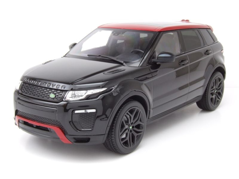 Modellauto Land Rover Range Rover Evoque schwarz metallic Modellauto 1: ...