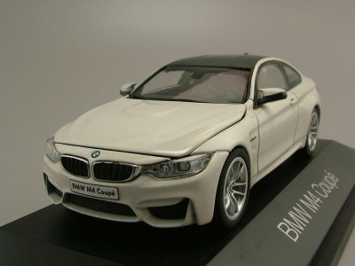 BMW M4 Coupe (F82) 2014 weiß Modellauto 1:43 Herpa