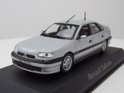 Renault Safrane Biturbo Baccara 1993 silber Modellauto...