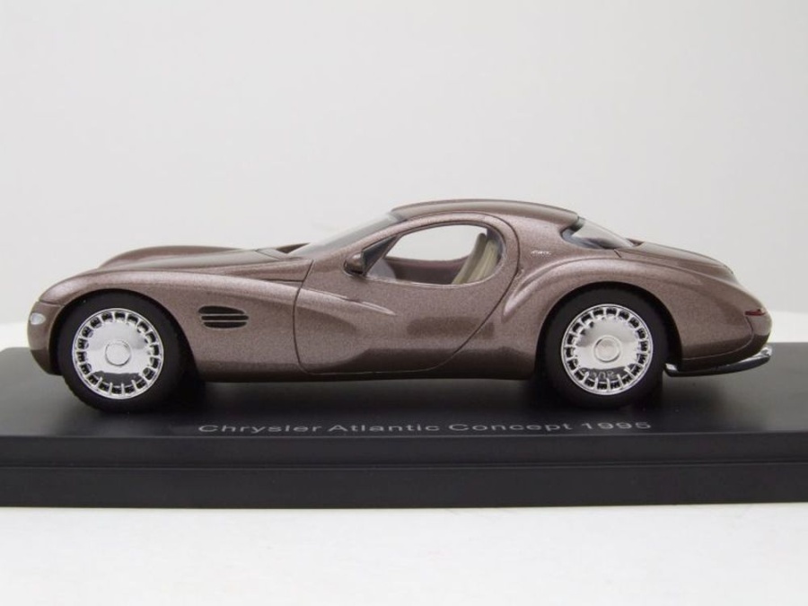 Miniature BOS 1/43 Chrysler Atlantic Concept 1995 - Rouge Et Or - Collection