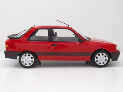 Peugeot 309 GTi 1987 rot Modellauto 1:18 Norev