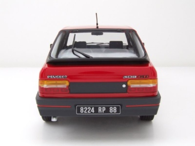 Peugeot 309 GTi 1987 rot Modellauto 1:18 Norev