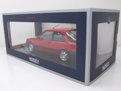 Peugeot 309 GTi 1987 rot Modellauto 1:18 Norev