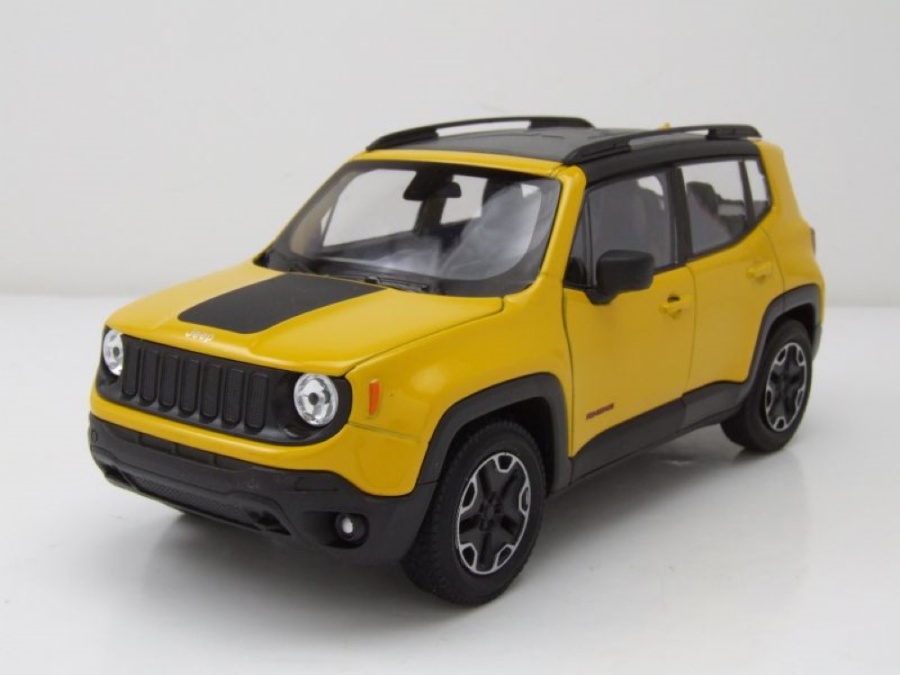 Jeep Renegade Trailhawk 2017 gelb Modellauto 1:24 Welly
