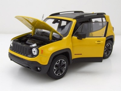 Jeep Renegade Trailhawk 2017 gelb Modellauto 1:24 Welly