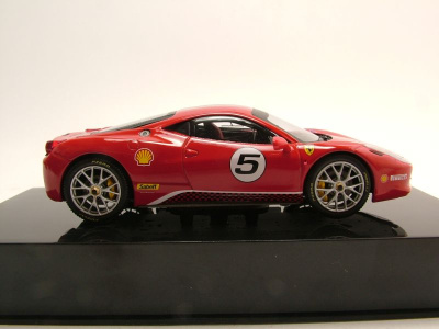 Ferrari 458 Italia Challenge #5 2011 rot Modellauto 1:43 Hot Wheels - Elite