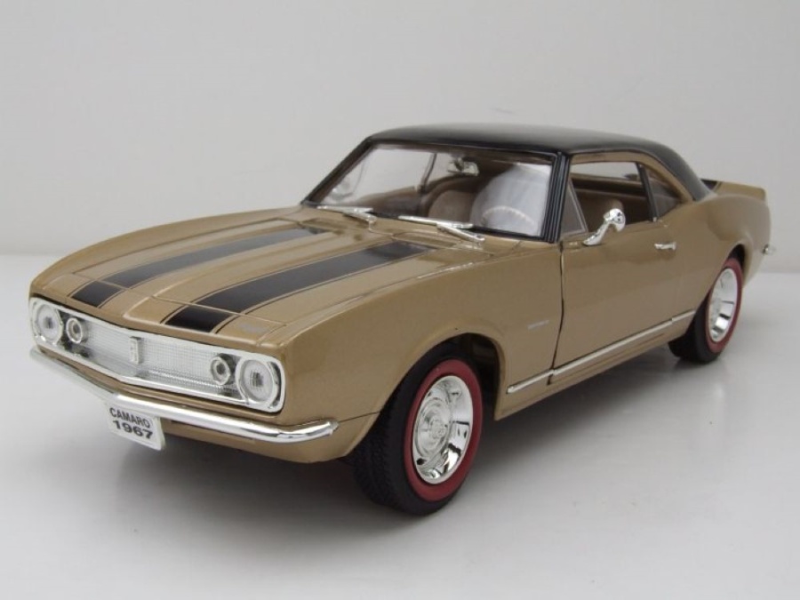 Chevrolet Camaro Z/28 1967 gold metallic Modellauto 1:18 Lucky Die Cast